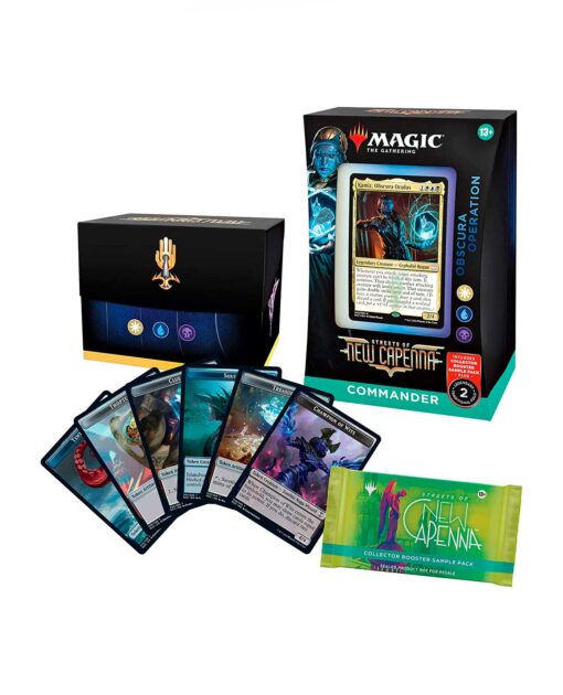 MAGIC THE GATHERING STREETS OF NEW CAPENNA COMMANDER DECK OBSCURA OPERATION INGLES - Image 2