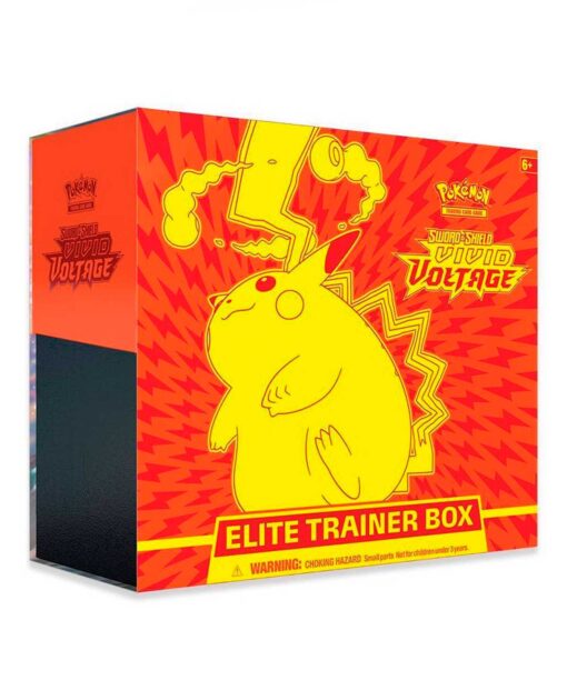 CAJA POKEMON TRADING CARD GAME SWORD AND SHIELD VIVID VOLTAGE ELITE TRAINER BOX