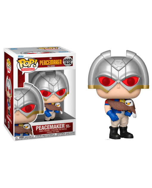 FIGURA POP DC COMICS PEACEMAKER PEACEMAKER WITH EAGLY - Image 3