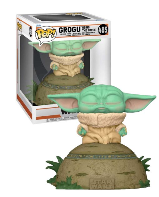 FIGURA POP STAR WARS THE MANDALORIAN GROGU USING THE FORCE - Image 3