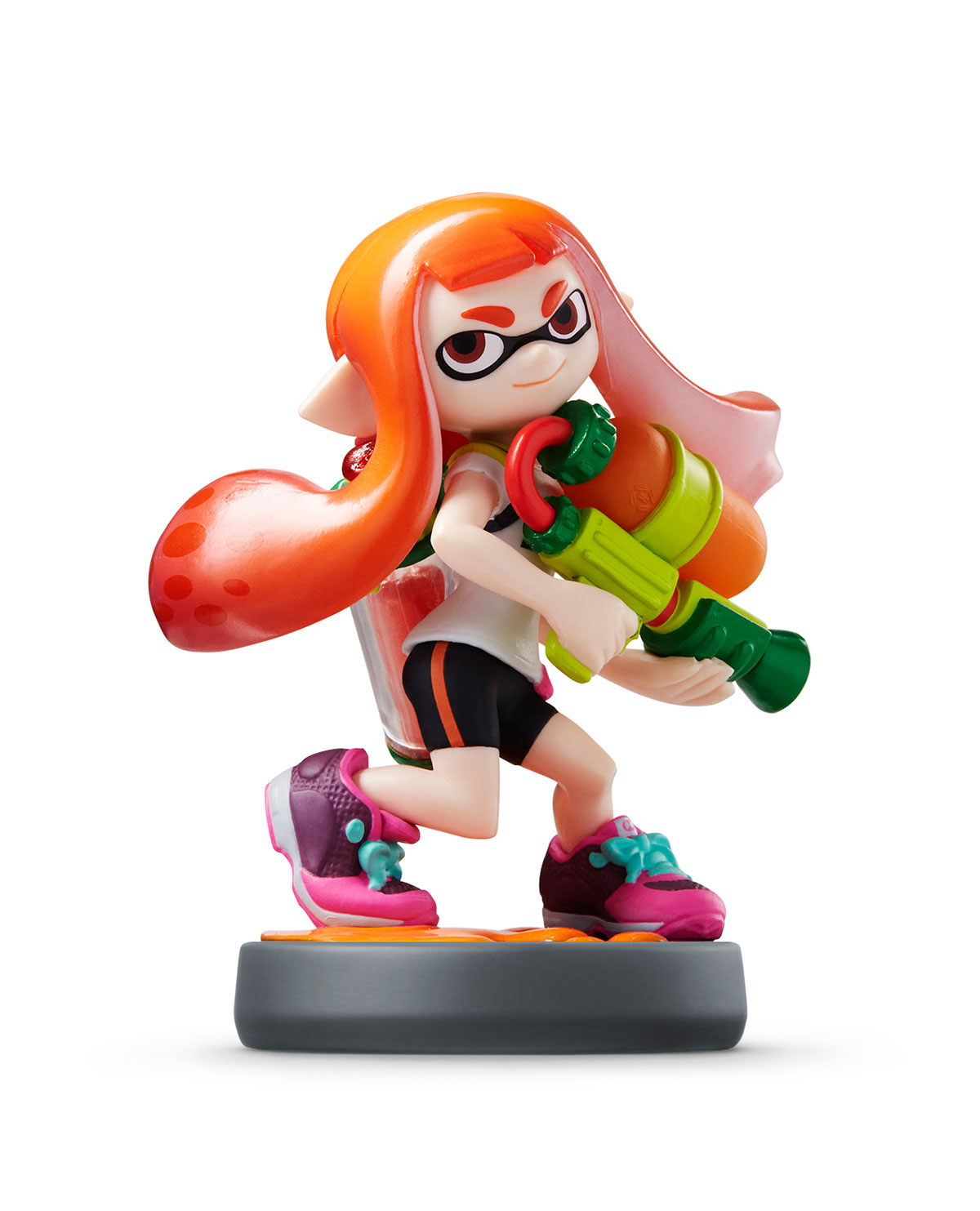 AMIIBO SPLATOON INKLING BOY AZUL INKLING GIRL NARANJA E INKLING SQUID VERDE PAQUETE TRIPLE - Image 4