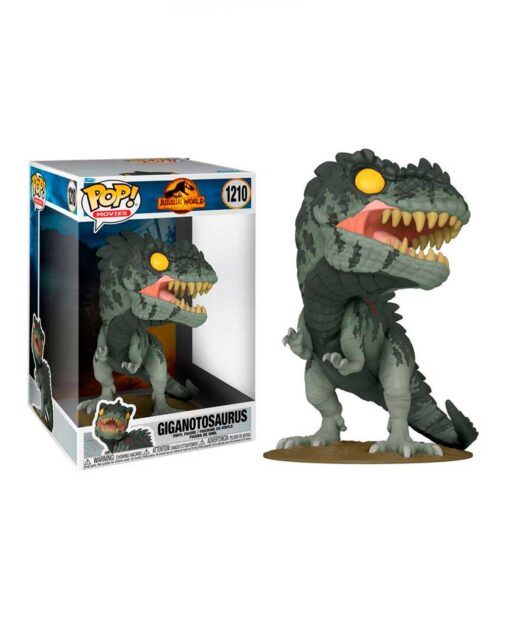 FIGURA POP MOVIES JUMBO JURASSIC WORLD DOMINION GIGANOTOSAURUS - Image 3