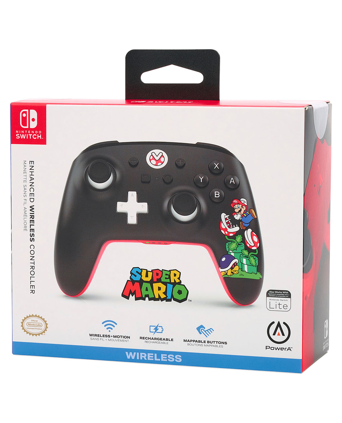 CONTROL NINTENDO SWITCH INALAMBRICO POWER A SUPER MARIO MAYHEM - Image 5