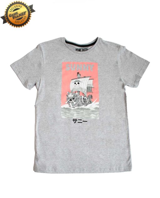 PLAYERA GRIS SUNNY ONE PIECE GRANDE