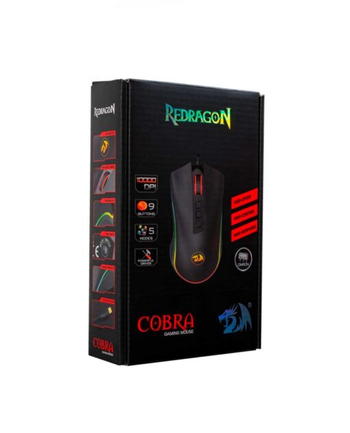 MOUSE REDRAGON ALAMBRICO M711 COBRA BLACK - Image 4