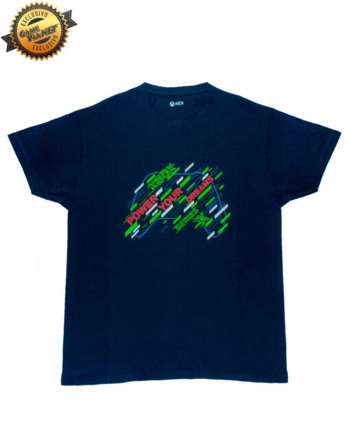 PLAYERA AZUL POWER YOUR DREAMS XBOX SERIES X GRANDE