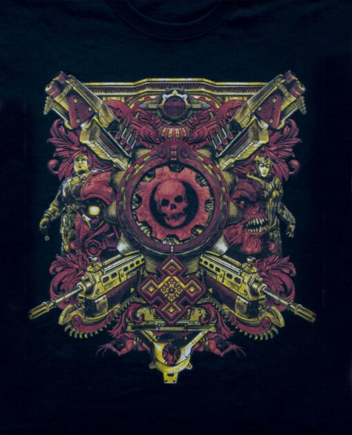 PLAYERA NEGRA GEARS OF WAR ANIVERSARIO CHICA - Image 3