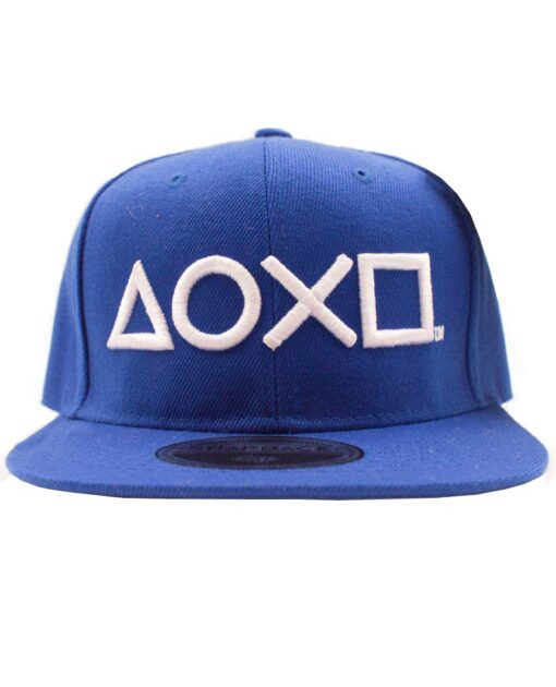 GORRA SNAPBACK PLAYSTATION ICONOS HORIZONTALES AZUL - Image 2