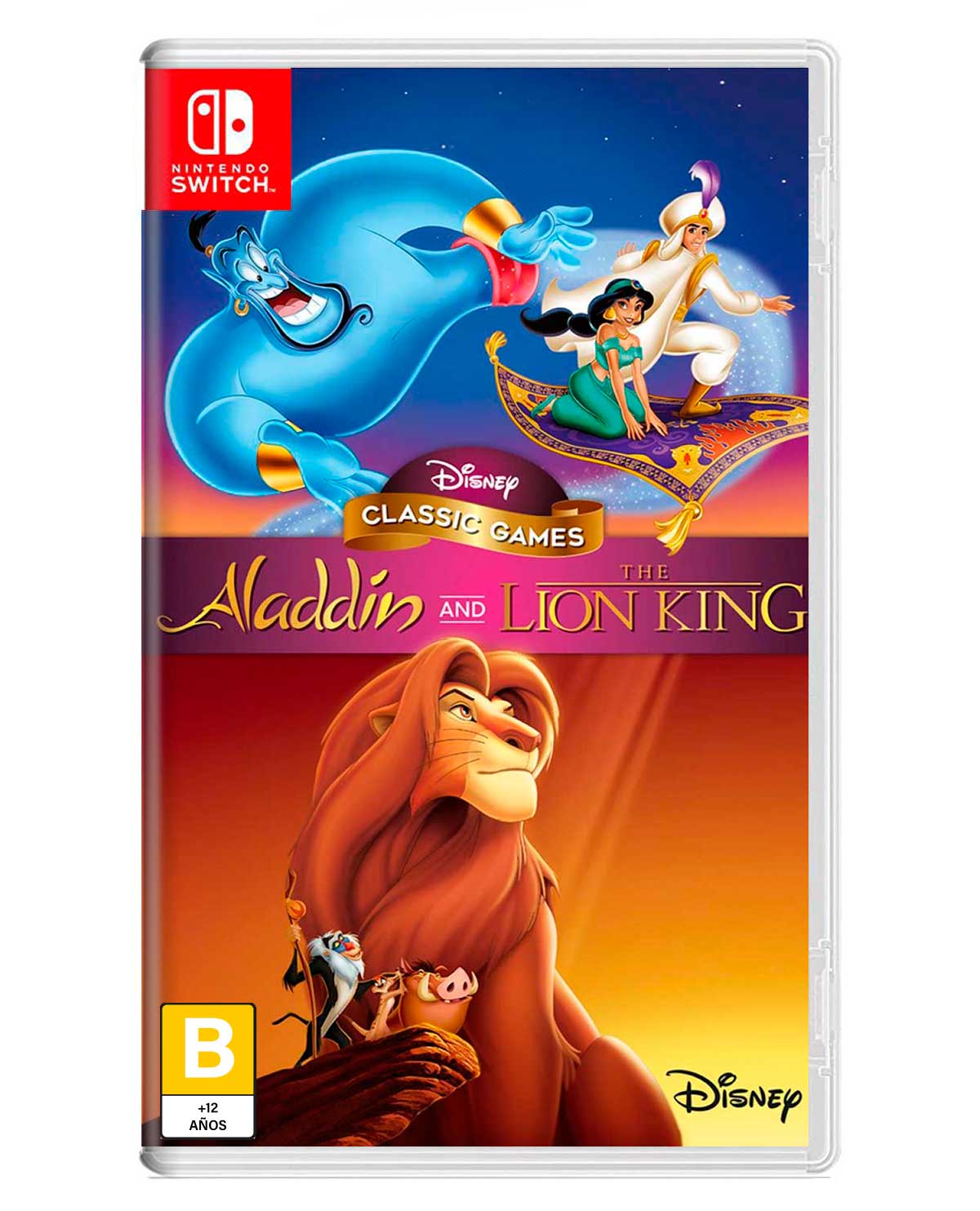 DISNEY CLASSIC GAMES ALADDIN AND THE LION KING