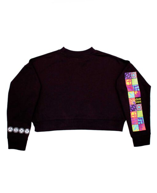 SUDADERA NEGRA PARA MUJER XBOX GEOMENTAL CHICA - Image 2