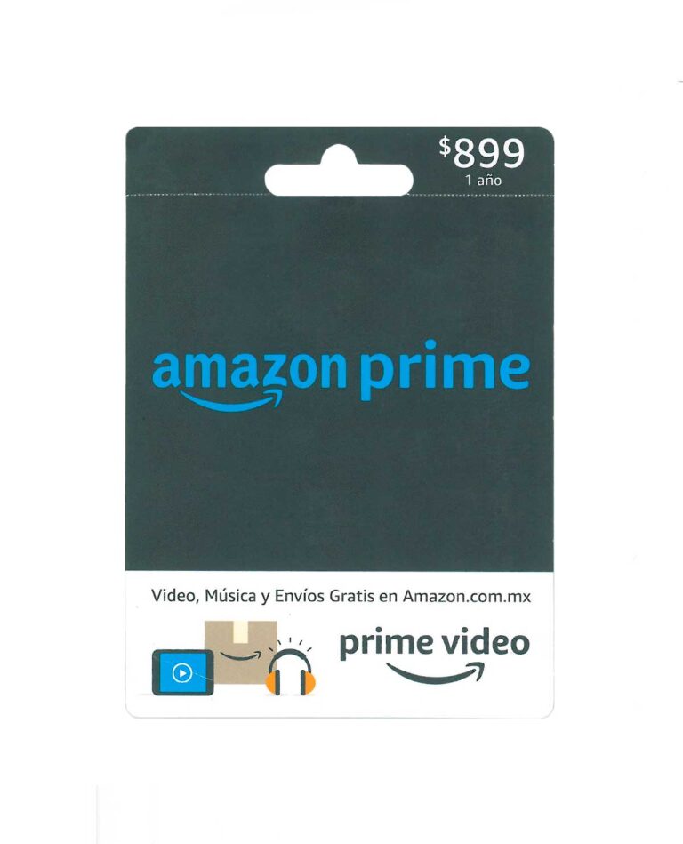 TARJETA AMAZON PRIME