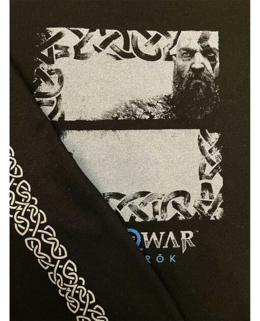 SUDADERA NEGRA GOD OF WAR RAGNAROK KRATOS Y ATREUS EXTRA CHICA - Image 3