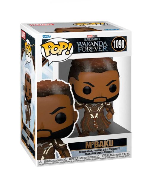 FIGURA POP BLACK PANTHER WAKANDA FOREVER M BAKU - Image 2