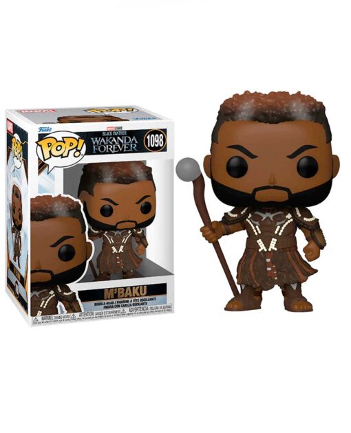 FIGURA POP BLACK PANTHER WAKANDA FOREVER M BAKU - Image 3
