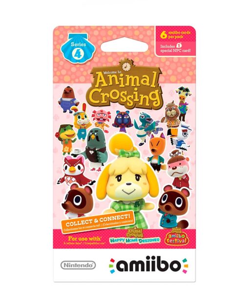 AMIIBO CARD ANIMAL CROSSING SERIES 4