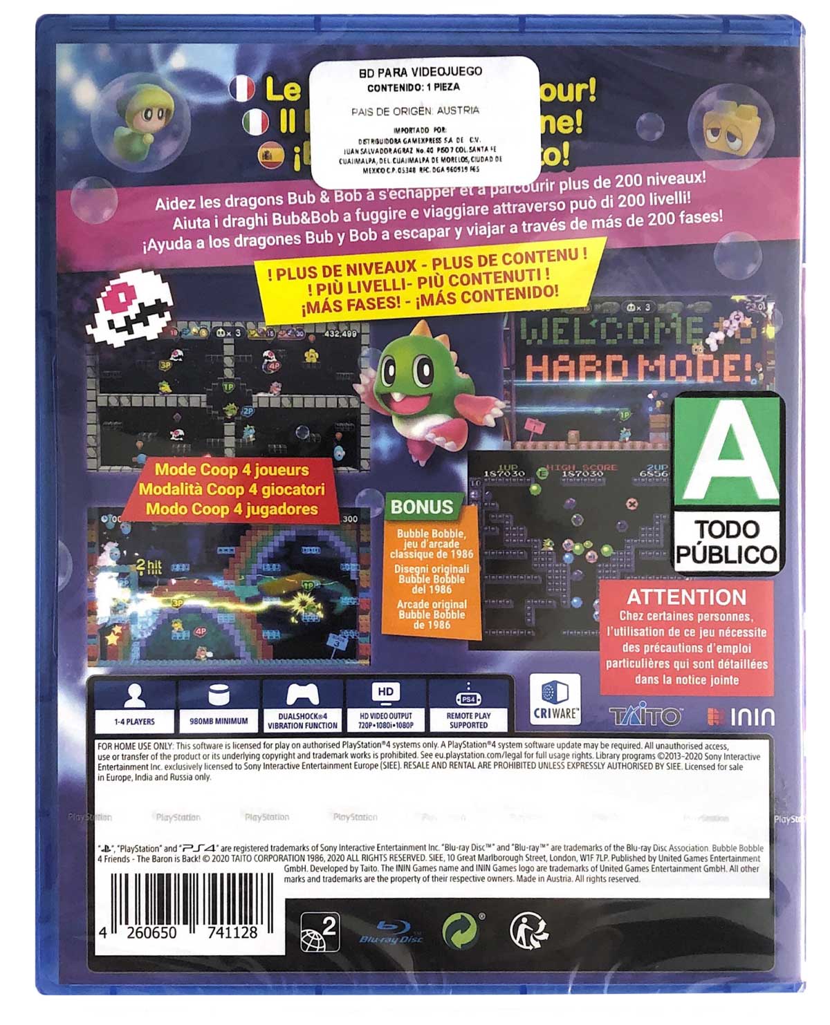 BUBBLE BOBBLE 4 FRIENDS THE BARON IS BACK - Image 2