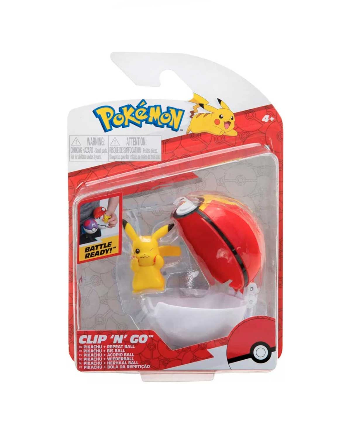 CLIP N GO POKEMON PIKACHU REPEAT BALL - Image 4