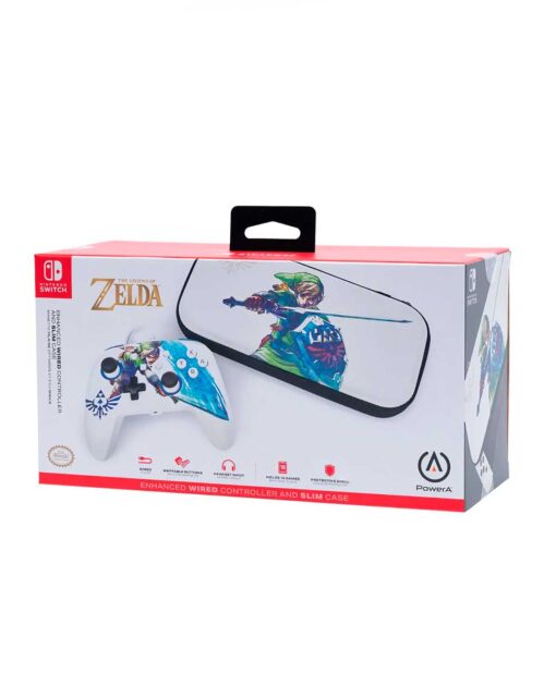BUNDLE ESTUCHE Y CONTROL NINTENDO SWITCH POWER A THE LEGEND OF ZELDA