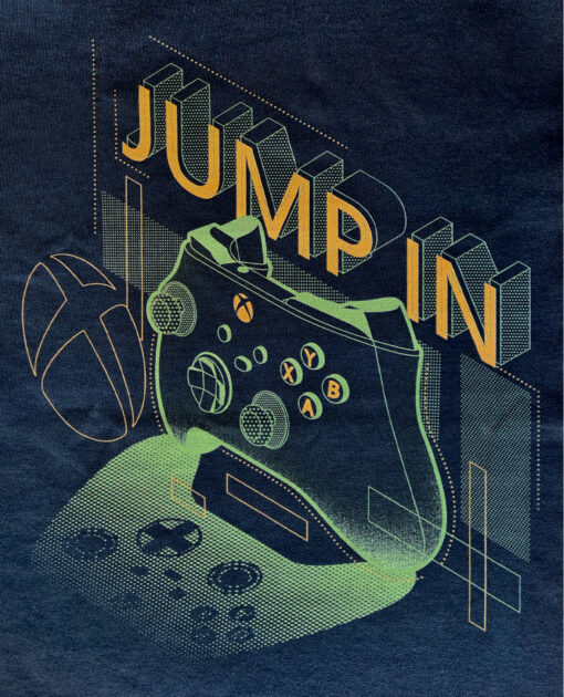 PLAYERA AZUL XBOX JUMP IN CORE CHICA - Image 3