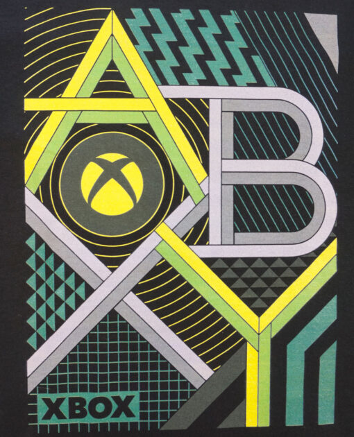 PLAYERA NEGRA XBOX GEOMENTAL MEDIANA - Image 2