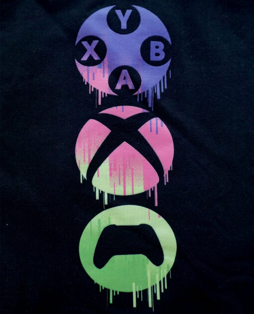 SUDADERA NEGRA XBOX NOSTALGIA CHICA - Image 4