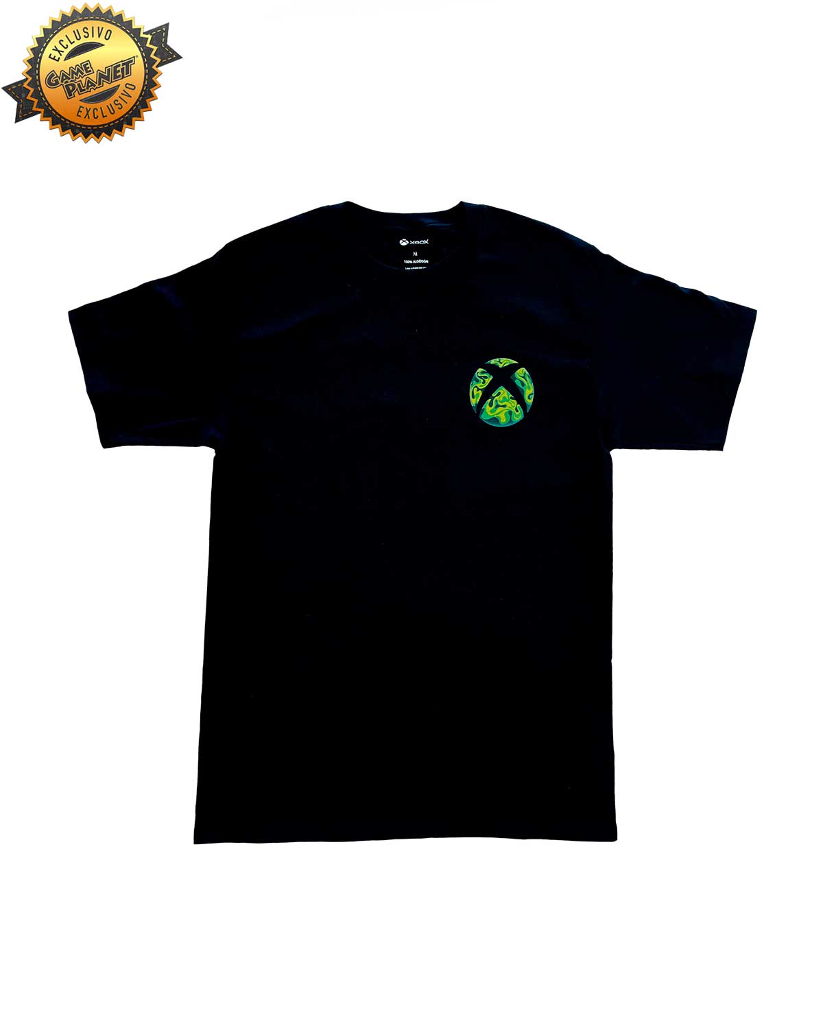 PLAYERA NEGRA XBOX CORE BOTONES CHICA