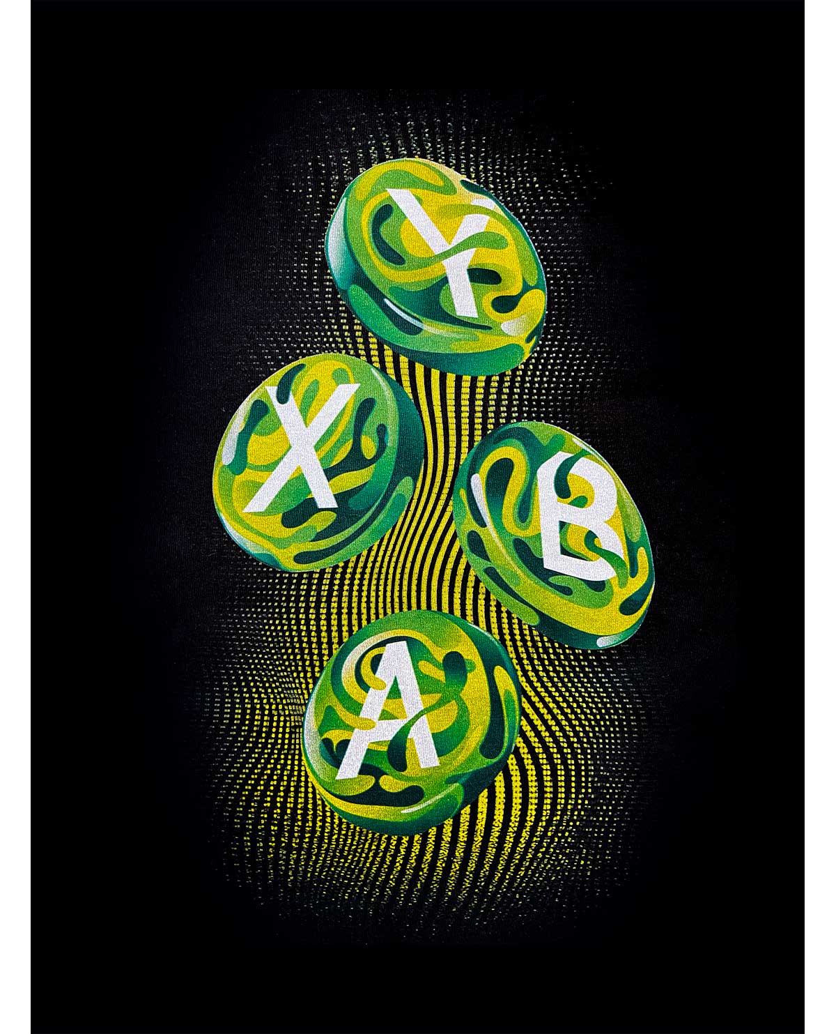 PLAYERA NEGRA XBOX CORE BOTONES CHICA - Image 3