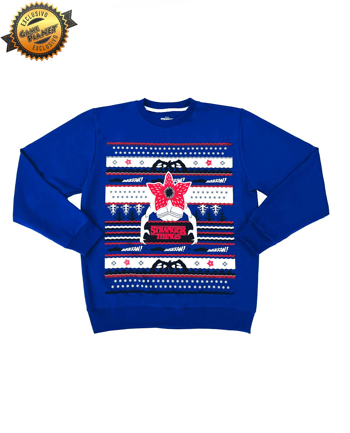 UGLY SWEATSHIRT AZUL DEMOGORGON EXTRA CHICO