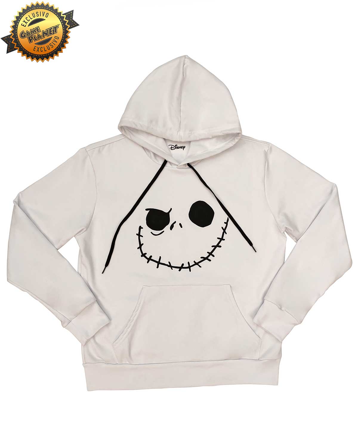 SUDADERA BLANCA JACK SKELLINGTON CHICA