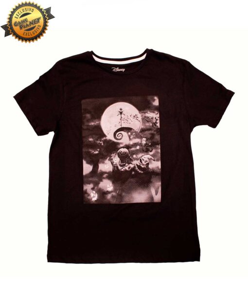 PLAYERA NEGRA JACK SQUELLINGTON EXTRA CHICA