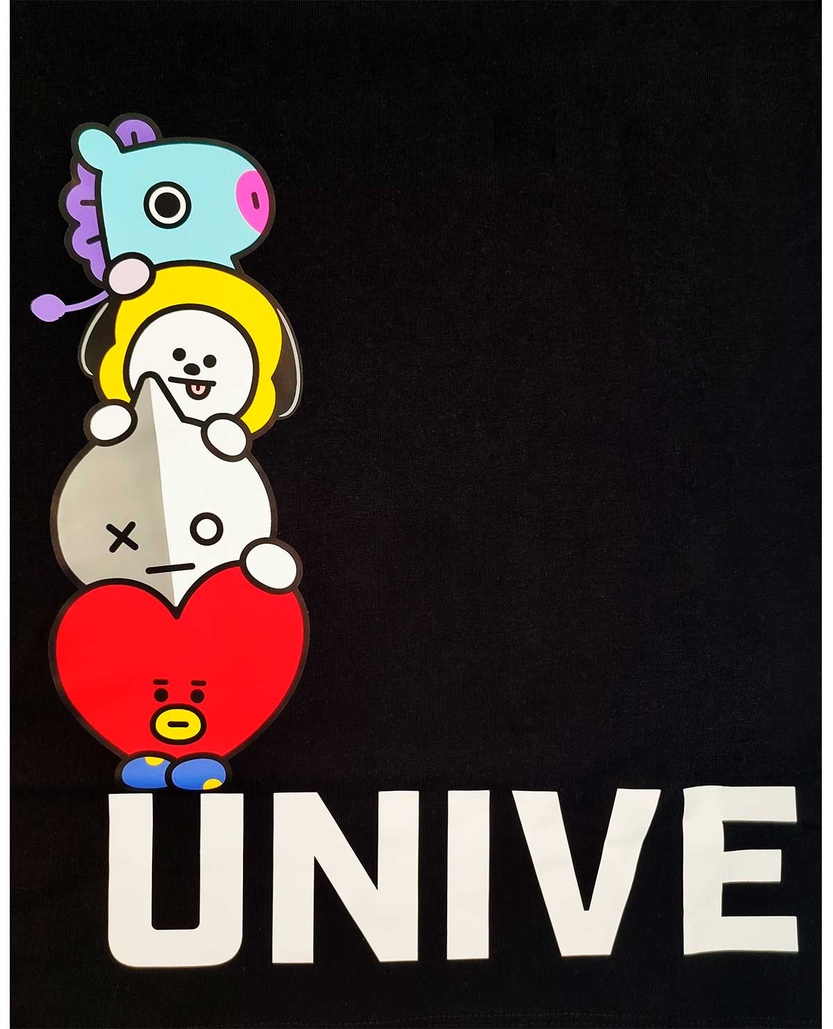 PLAYERA NEGRA BTS UNIVERSTAR UNITALLA - Image 3