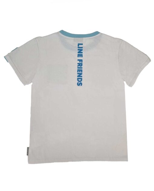PLAYERA BLANCA CON AZUL BTS FRIENDS UNITALLA - Image 2