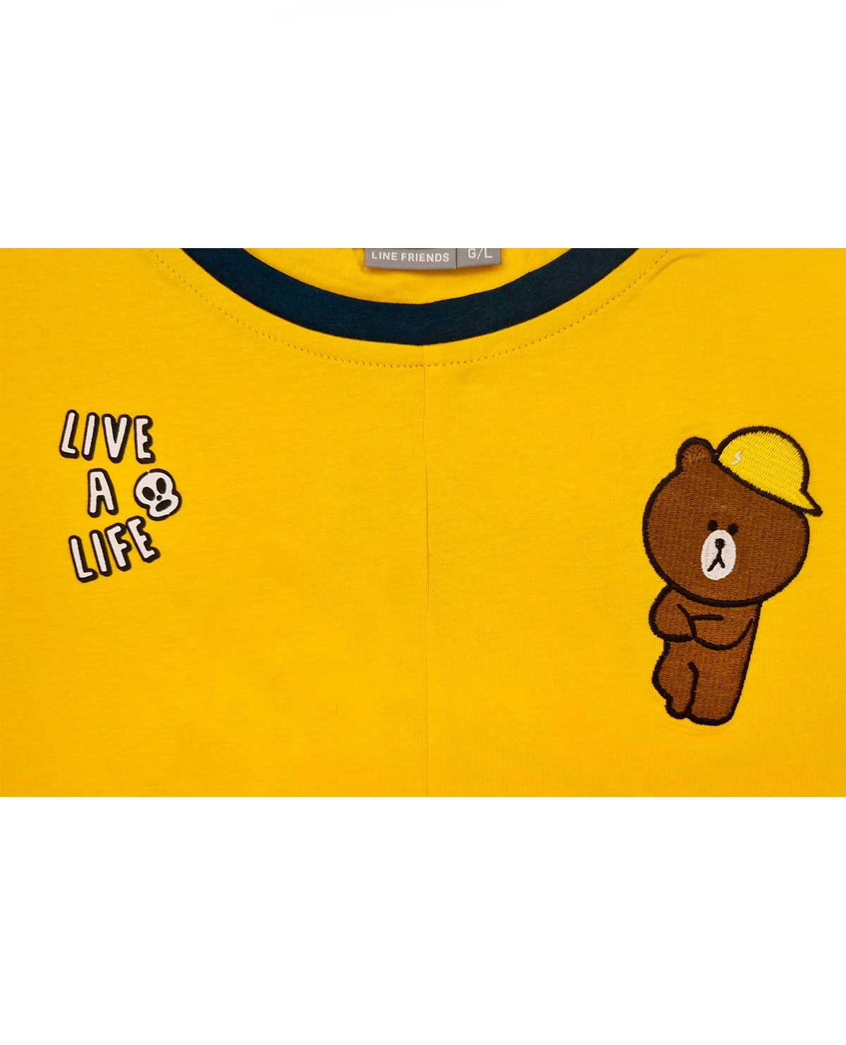 PLAYERA CROPTOP AMARILLA BTS UNITALLA - Image 4