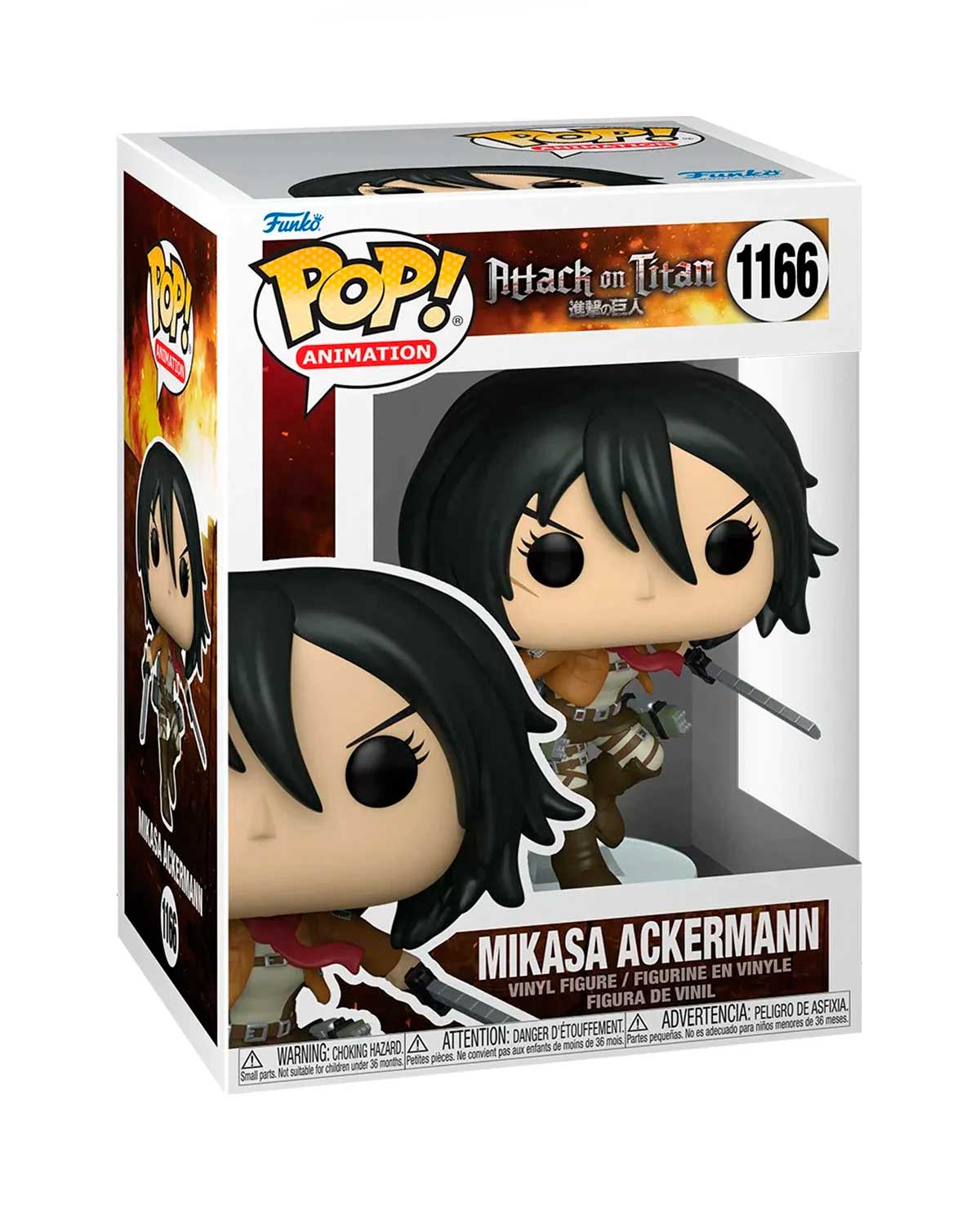 FIGURA POP ATTACK ON TITAN MIKASA ACKERMANN - Image 2