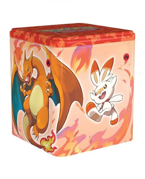 TIN POKEMON TRADING CARD GAME OBSCURIDAD,FUEGO,LUCHA INGLES - Image 4