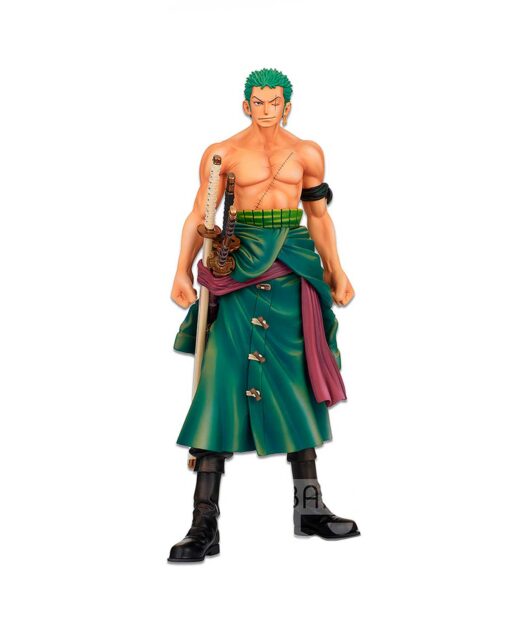 FIGURA DE ACCION BANPRESTO MY HERO ACADEMIA ONE PIECE MASTER STARS RORONOA ZORO
