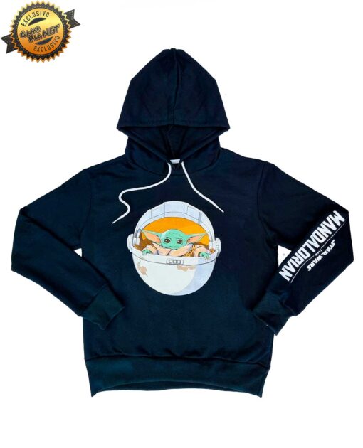 SUDADERA NEGRA THE CHILD EXTRA CHICA