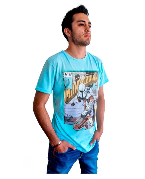 PLAYERA AZUL THE MANDALORIAN MEDIANA - Image 4