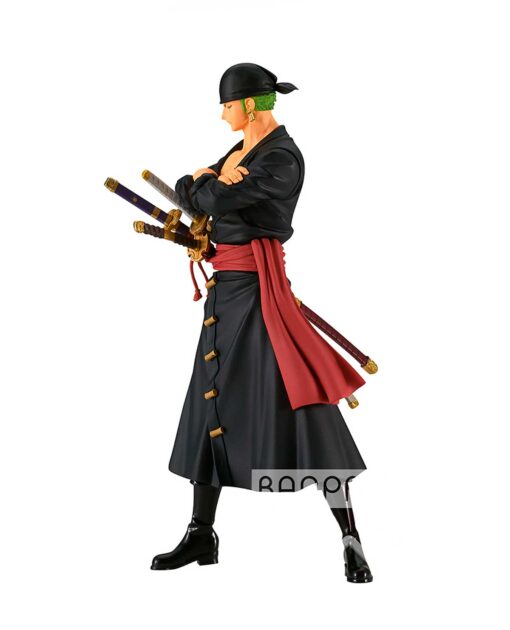 FIGURA DE ACCION BANPRESTO ONE PIECE THE GRANDLINE SERIES WANOKUNI RORONOA ZORO - Image 2