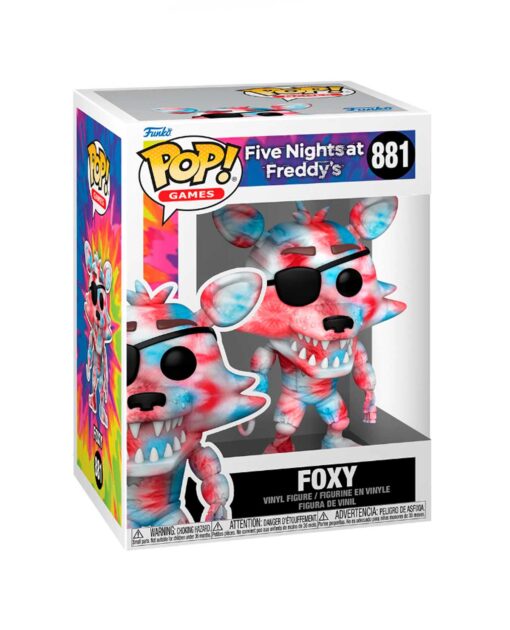 FIGURA POP FIVE NIGHTS AT FREDDYS TIE DYE FOXY - Image 2