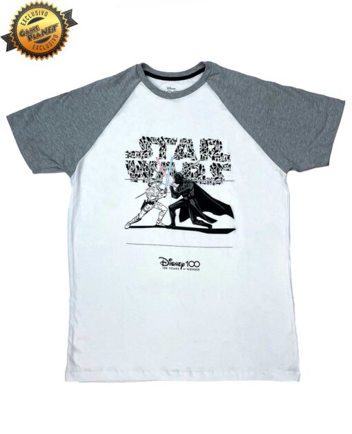 PLAYERA BLANCA STAR WARS DISNEY 100 CHICA