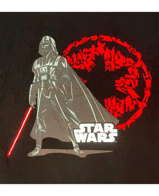 PLAYERA NEGRA DARTH VADER STAR WARS DISNEY 100 CHICA - Image 3