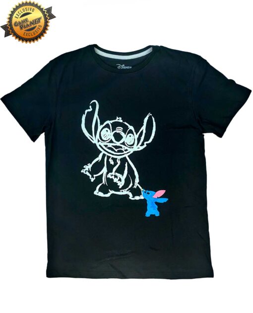 PLAYERA NEGRA STITCH MEDIANA