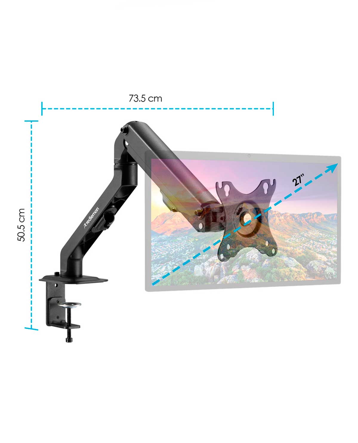 SOPORTE HIDRAULICO REDLEMON HASTA 27 PULGADAS - Image 2