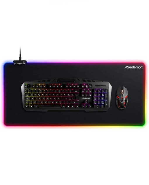 MOUSEPAD GAMER REDLEMON XXL LUZ LED - Image 2