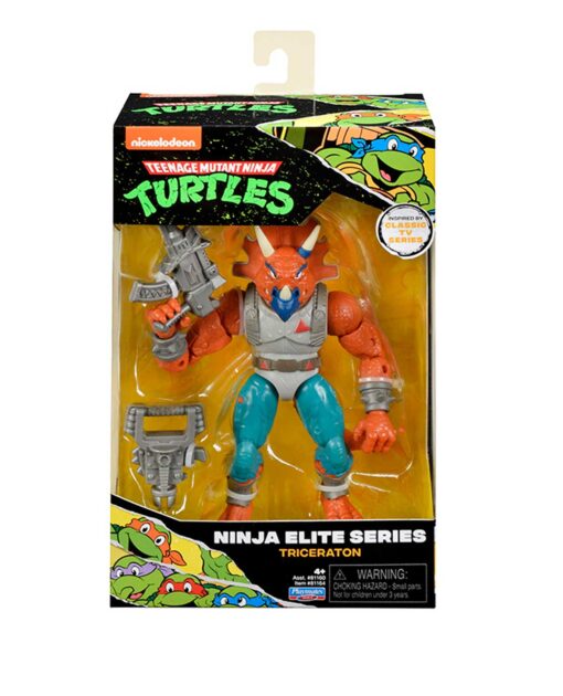 FIGURA DE ACCION BANDAI TMNT CLASSIC ELITE SERIES TRICERATON - Image 3