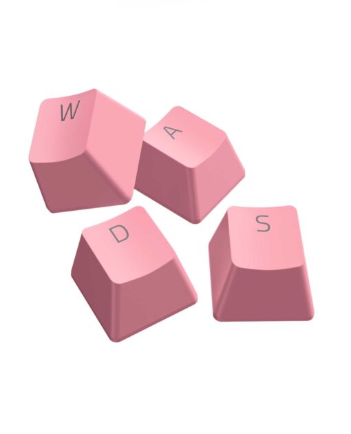 SET RAZER PBT 120 KEYCAPS Y CABLE ESPIRAL UPGRADE QUARTZ PINK - Image 2