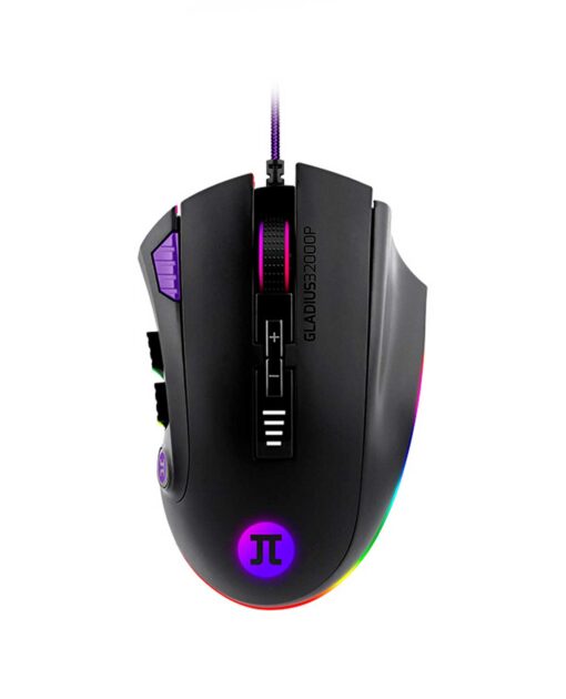 MOUSE ALAMBRICO PRIMUS GLADIUS 32000P NEGRO