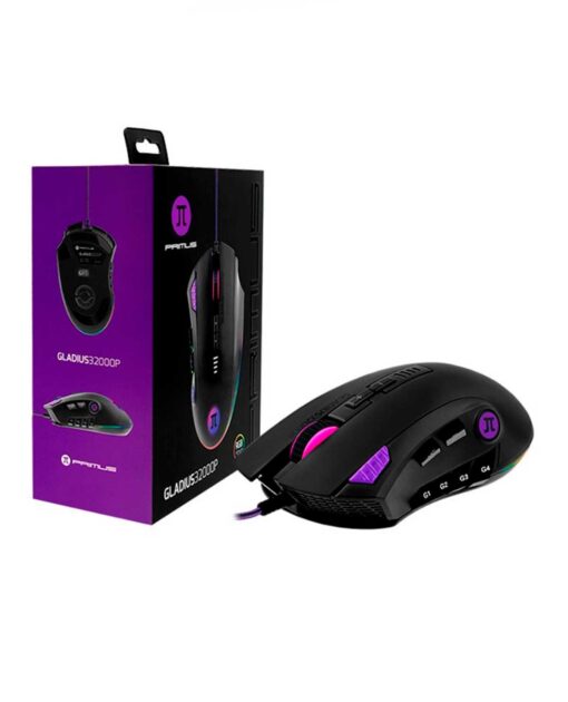 MOUSE ALAMBRICO PRIMUS GLADIUS 32000P NEGRO - Image 4