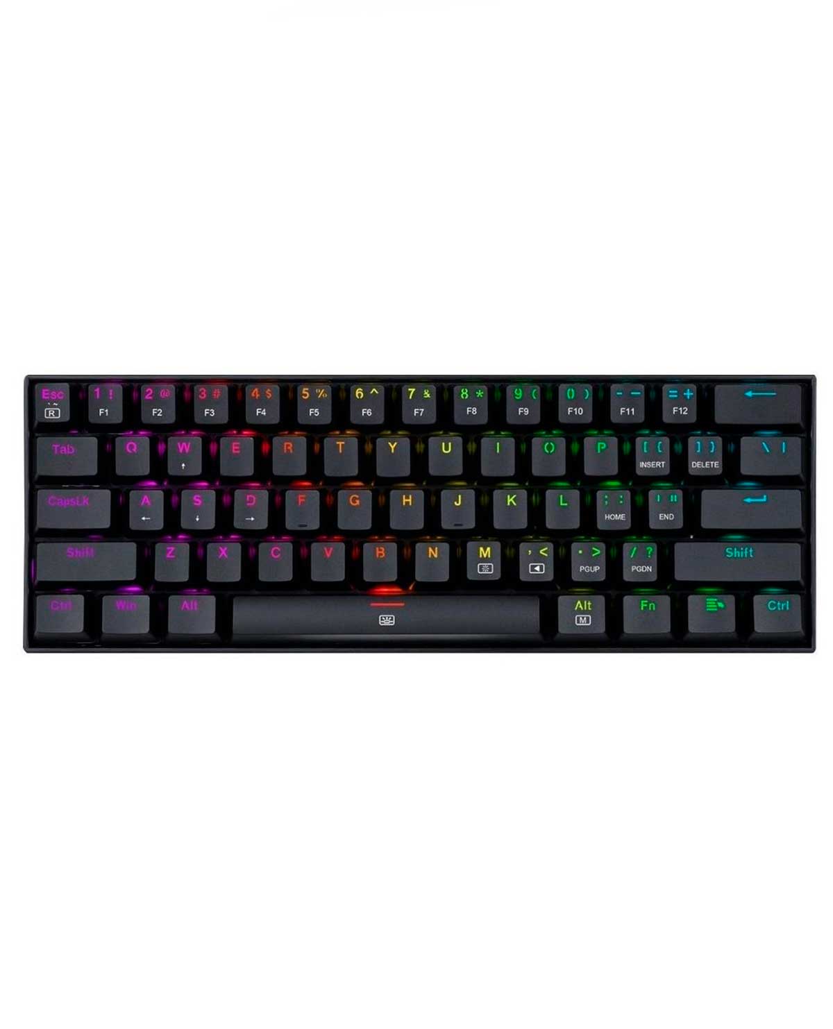 TECLADO MECANICO REDRAGON DRAGONBORN K630RGB BLACK SWITCH RED